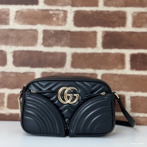 Hyperpeter bag-24.5*15*9CM Gucci small shoulder GG Marmont 0731